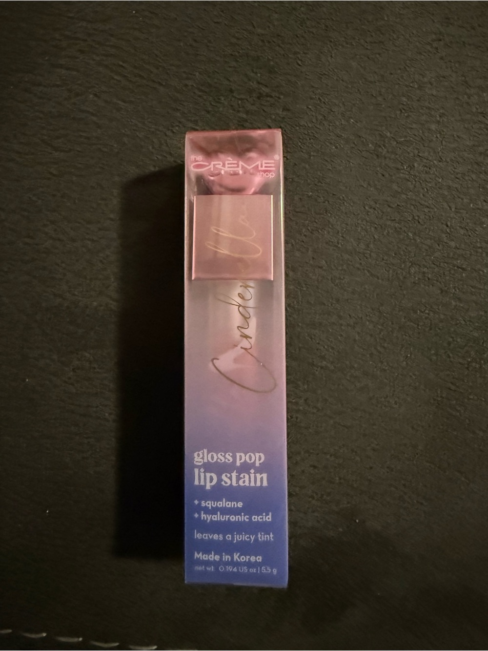 Creme shop gloss pop lip stain nwt